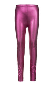 Legging - Metallic Fuchsia