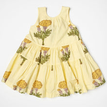 Load image into Gallery viewer, Girls Eloise Dress - Yellow Marigold