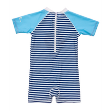 Load image into Gallery viewer, Sunset Stripe SS Sunsuit