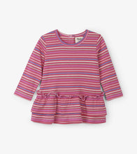 Load image into Gallery viewer, Rainbow Candy Stripe Baby Layered Dress