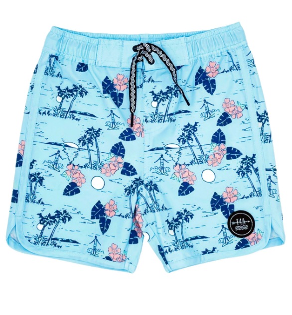 Islander Baby Boardshort - Crystal Blue