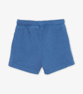 Moroccan Blue Baby Cotton Shorts - Moroccan Blue