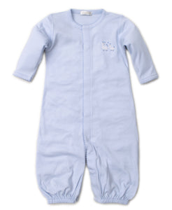 Premier Llama Family Converter Gown with Hand Emb - Light Blue