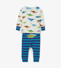 Load image into Gallery viewer, Dino Herd Organic Cotton Baby Pajama Set