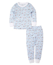 Load image into Gallery viewer, Puppy Posse Pajama Set Snug PRT - Light Blue