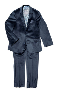 2-pc Mod Suit - Peacoat Velvet