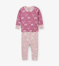 Load image into Gallery viewer, Darling Deer Organic Cotton Pajama Set