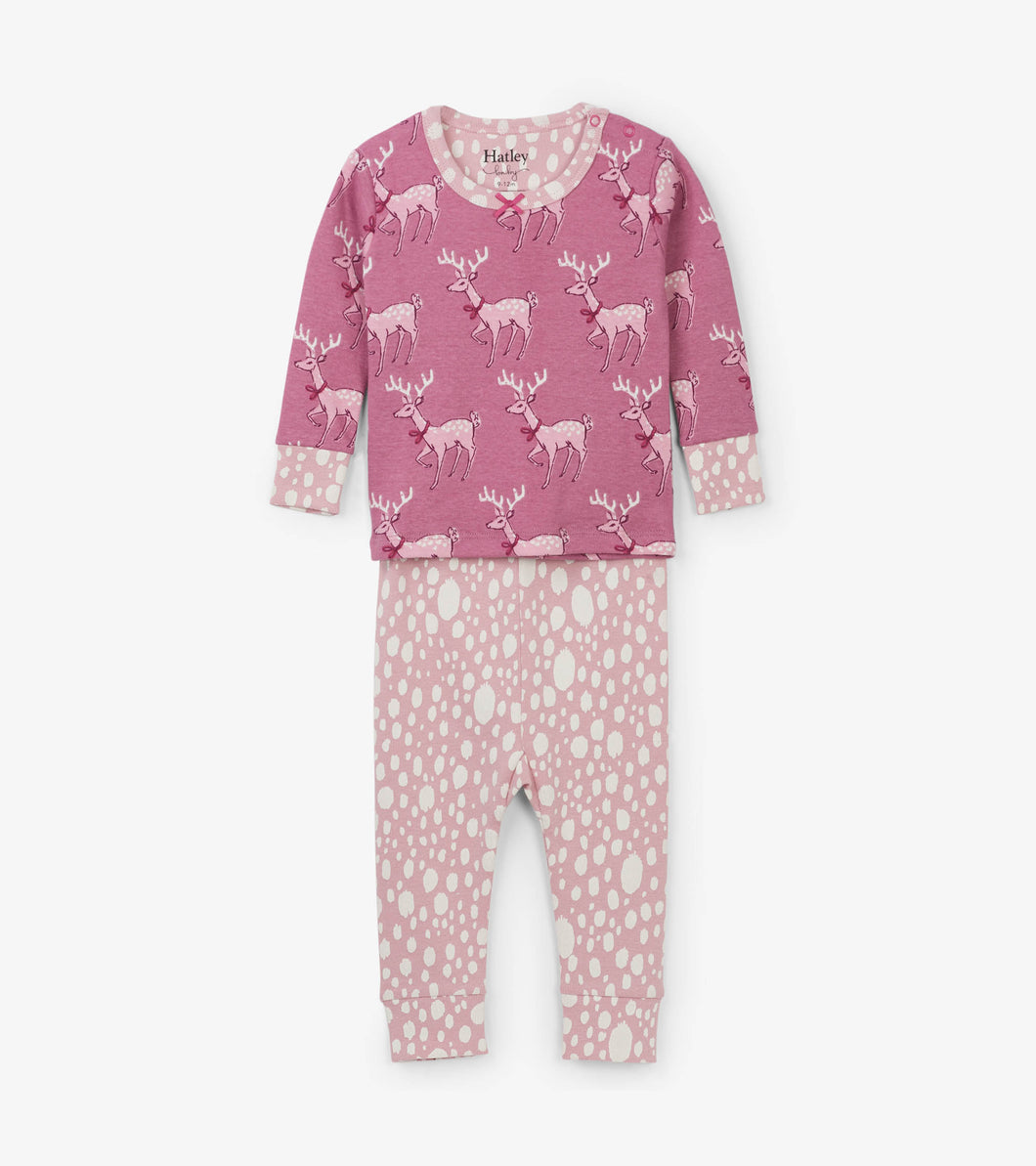 Darling Deer Organic Cotton Pajama Set