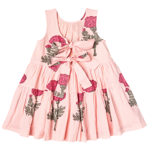 Girls Eloise Dress - Blush Marigold