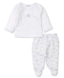 Twilight Twinkles Footed Pant Set Mix - Silver