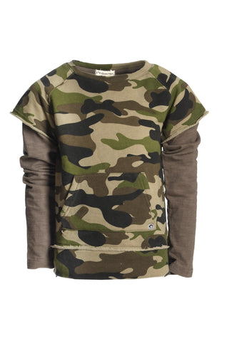 Freestyle Long Sleeve - Green Camo