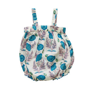 Angeline Bubble - Mosaic Blue Gilded Floral