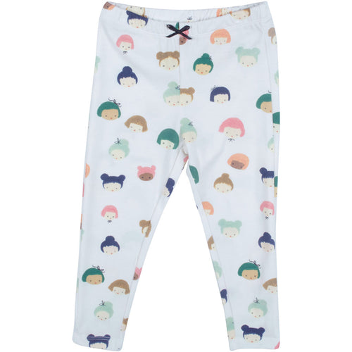 Doll Legging - Antique White Multi Dolls
