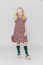 Load image into Gallery viewer, Girls Stevie Dress - Navy Ditsy Floral