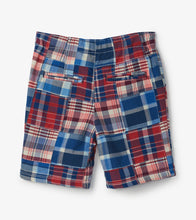 Load image into Gallery viewer, Madras Plaid Shorts - Peacoat