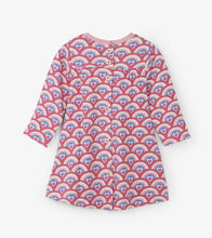 Load image into Gallery viewer, Rainbow Hearts Baby Swing Dress