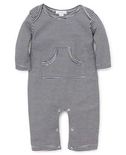 Kissy Essentials Stripe Playsuit - Navy