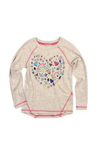 Adler Tee - Speckled Cloud
