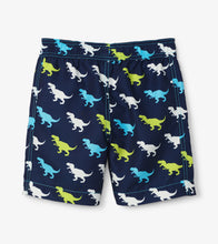 Load image into Gallery viewer, T-Rex Silhouettes Swim Trunks - Peacoat