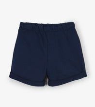 Load image into Gallery viewer, Navy French Terry Baby Shorts - Solstice