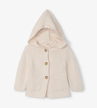 Load image into Gallery viewer, Wild Heart Baby Hooded Sweater - Powder Puff