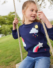 Load image into Gallery viewer, Mackenzie Artwork Sweatshirt - Navy Weather