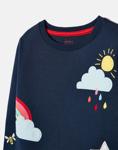 Mackenzie Artwork Sweatshirt - Navy Weather
