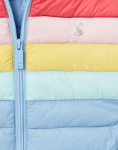 Load image into Gallery viewer, Kinnaird Colourblock Showerproof Recycled Packable Padded Jacket - Blue Rainbow
