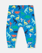 Load image into Gallery viewer, Payton Organically Grown Cotton  - Dino Blue