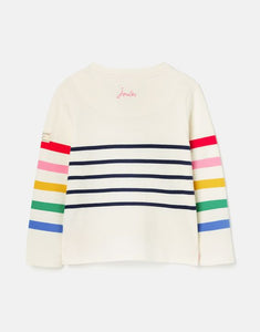Harbour Long Sleeve Stripe & Printed T-Shirt - Multi Stripe