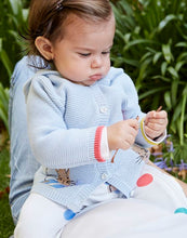 Load image into Gallery viewer, Peter Rabbit Charmford Hooded Cardigan with Artwork - Blue Peter