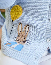 Load image into Gallery viewer, Peter Rabbit Charmford Hooded Cardigan with Artwork - Blue Peter