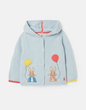 Load image into Gallery viewer, Peter Rabbit Charmford Hooded Cardigan with Artwork - Blue Peter
