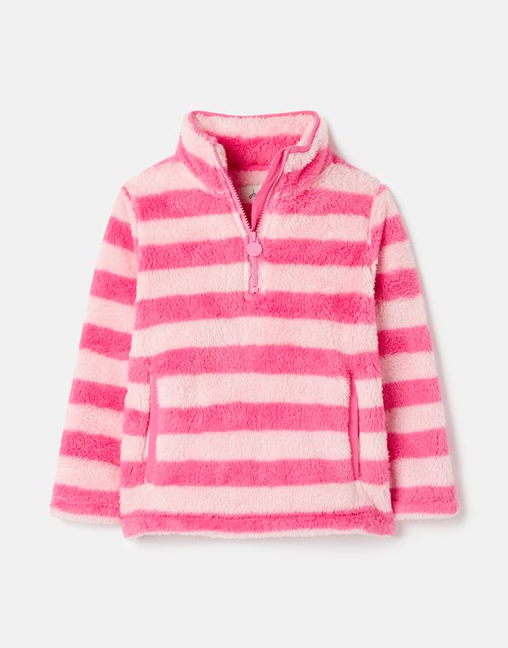 Merridie Printed Fleece - Pink Stripe