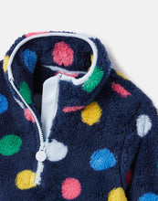 Load image into Gallery viewer, Merridie Printed Fleece - Navy Spot