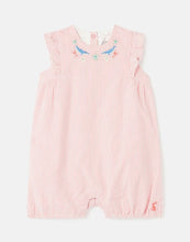 Load image into Gallery viewer, Lily Woven Romper - Pink Stripe
