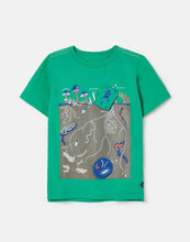 Load image into Gallery viewer, Chomp Interactive Applique Short Sleeve T-Shirt  - Green Earth