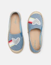 Load image into Gallery viewer, JNR Shelbury Espadrille with Embroided Details - Rainbow