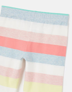 Cartwheel Jersey Legging Shorts - Multi Marl Stripe