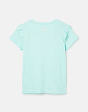 Load image into Gallery viewer, Gaze Short Sleeve Embroidered T‐Shirt - Blue Ice Creams