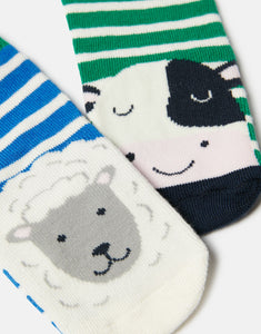Neat Feet 2 pack of Socks - Cow Sheep