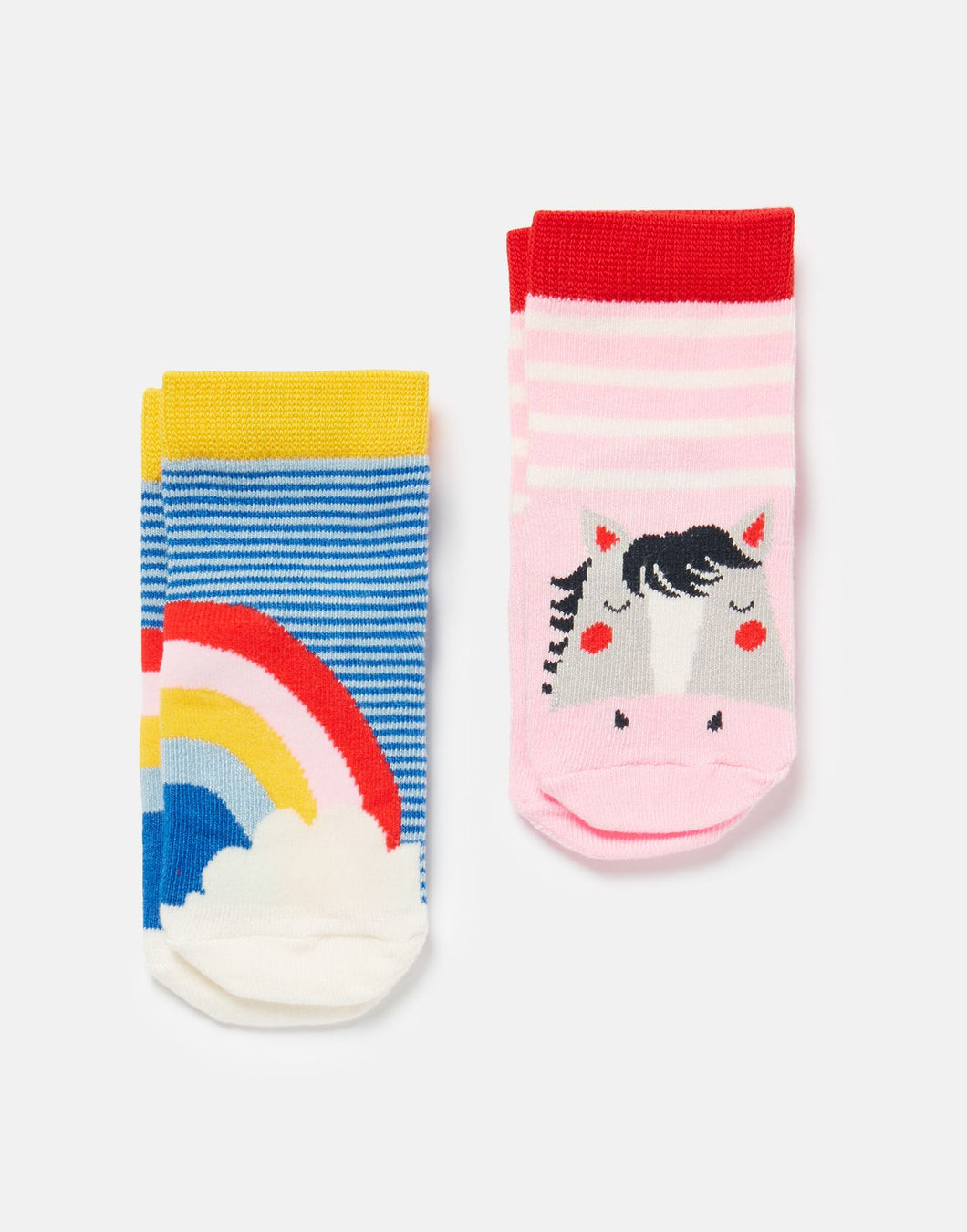 Neat Feet 2 pack of Socks - Rainbow Horse
