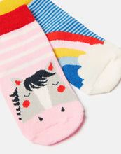 Load image into Gallery viewer, Neat Feet 2 pack of Socks - Rainbow Horse