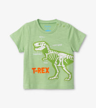 Load image into Gallery viewer, T-Rex Anatomy Baby Graphic Tee - Opaline Green