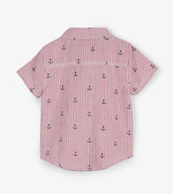 Load image into Gallery viewer, Tiny Anchors Baby Button Down Shirt