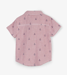Tiny Anchors Baby Button Down Shirt