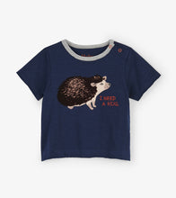 Load image into Gallery viewer, Huggable Hedgehog Baby Tee