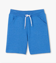 Load image into Gallery viewer, Blue Melange Terry Shorts - Palace Blue