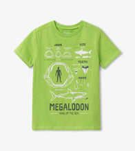 Load image into Gallery viewer, Megalodon Graphic Tee - Lime Green