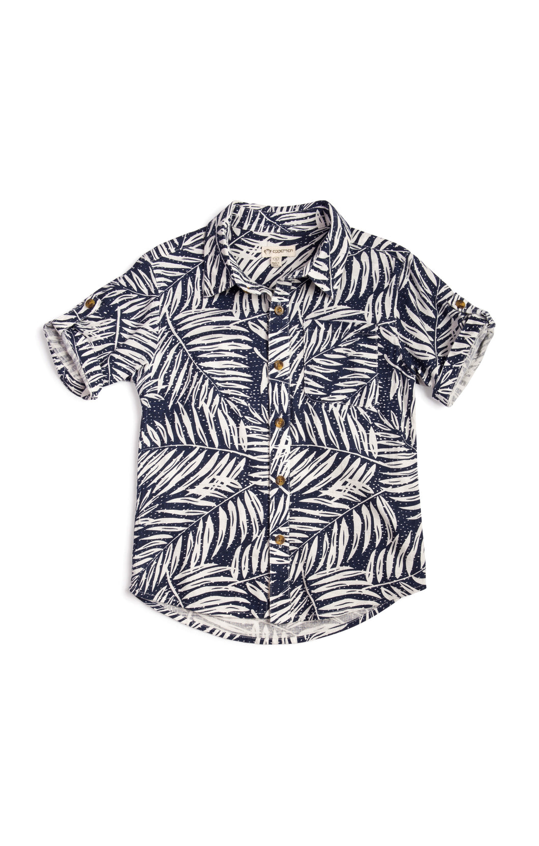 Eclipse Leaves Pattern Shirt
